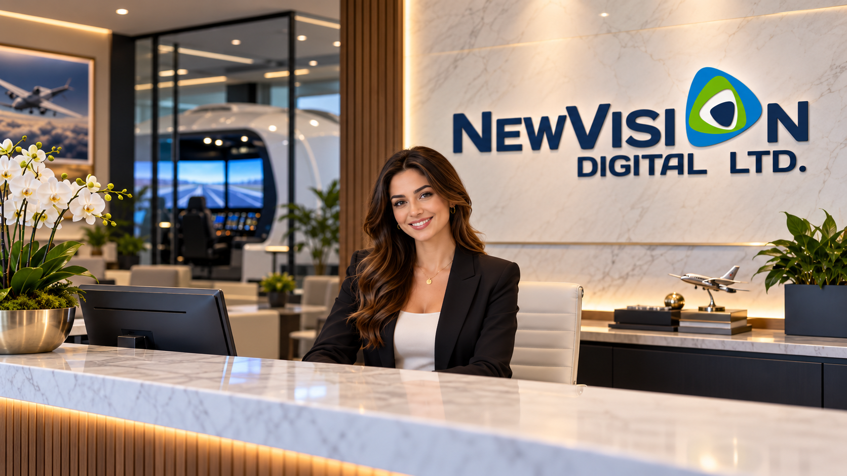 NewVision Digital reception area