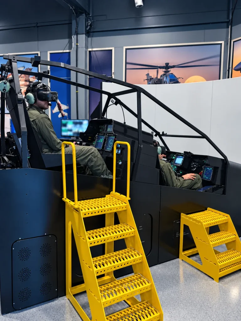 NewVision AH-64D simulator cockpit training
